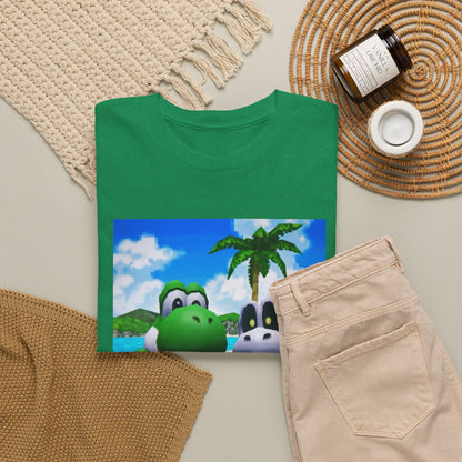 Yoshi and Dry Bones Flipping Off (Design 4)