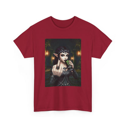 Edgy Elf Queen Flips You Off Tee