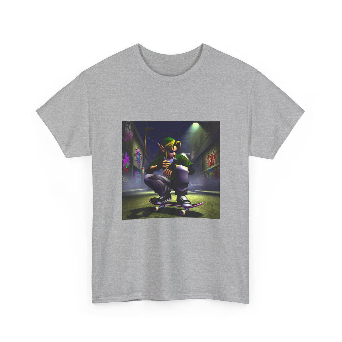Skater Link Smoking In The Alley Tee (Design 7)