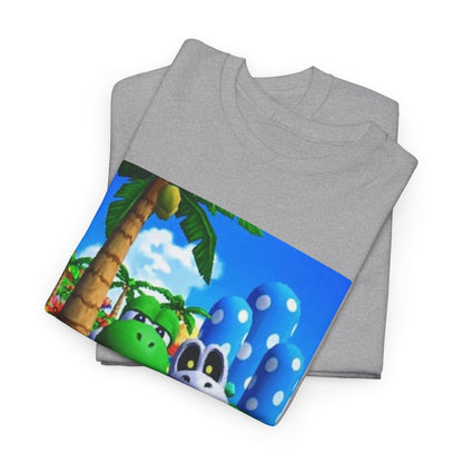 Yoshi And Dry Bones Flipping The Bird Tee (Design 6)