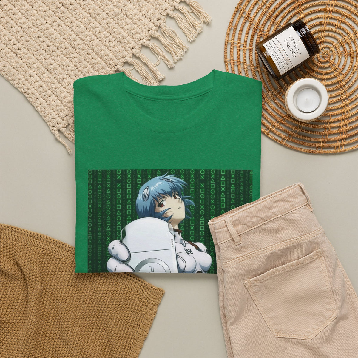 Rei Ayanami With PSP Matrix Tee