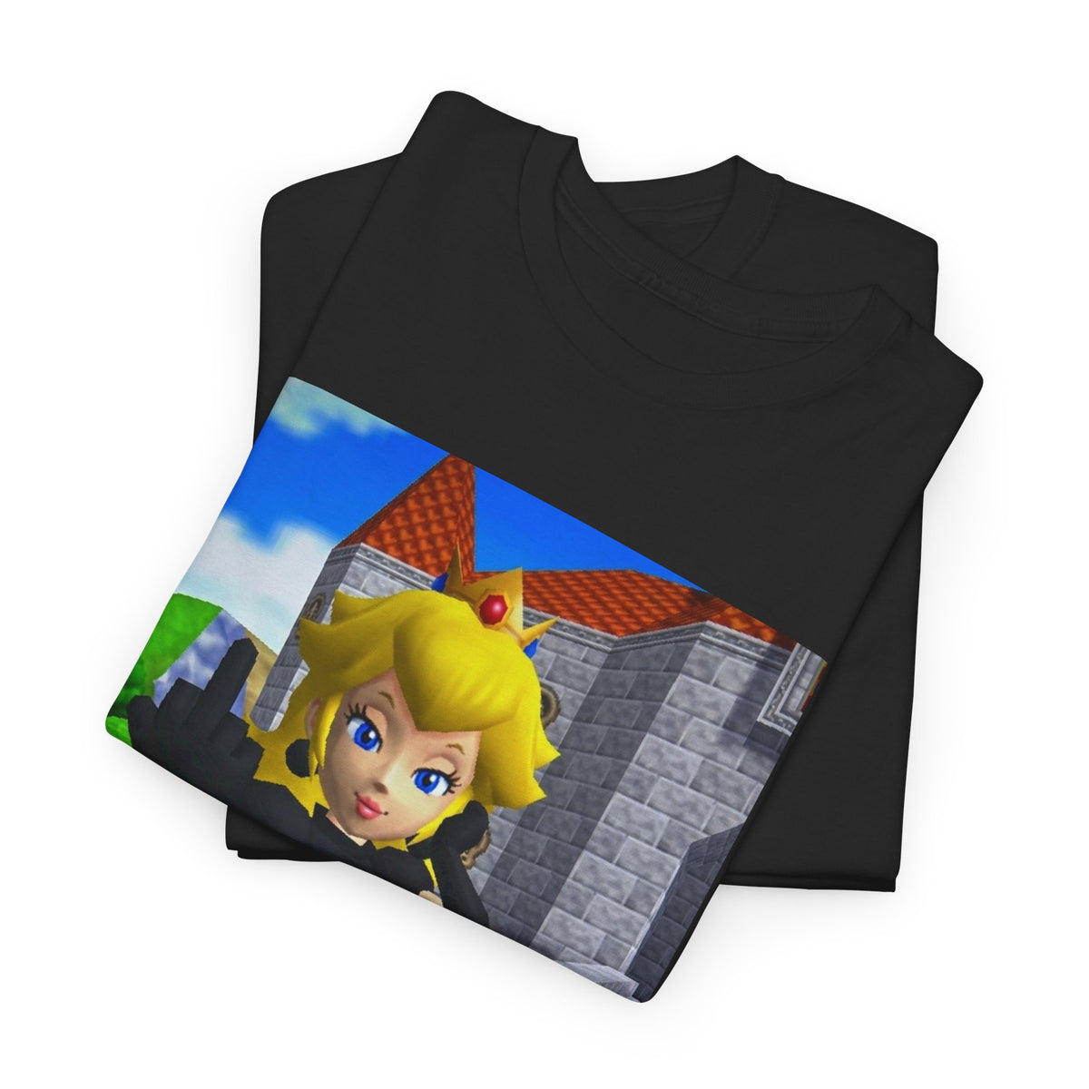 Princess Peach Flipping Off With Mario