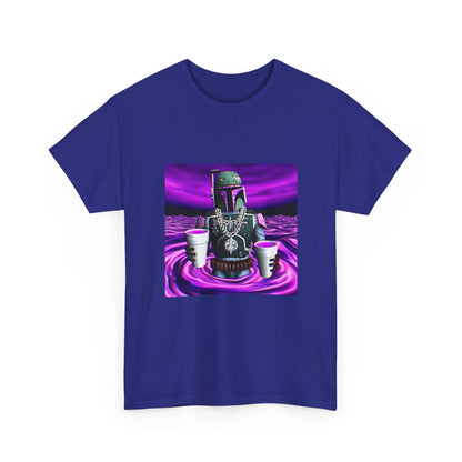 Boba Fett Sipping Purple In A Hypnotic Realm