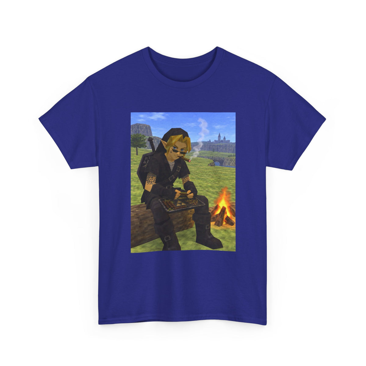 Dark Link Rolling Blunts By The Campfire