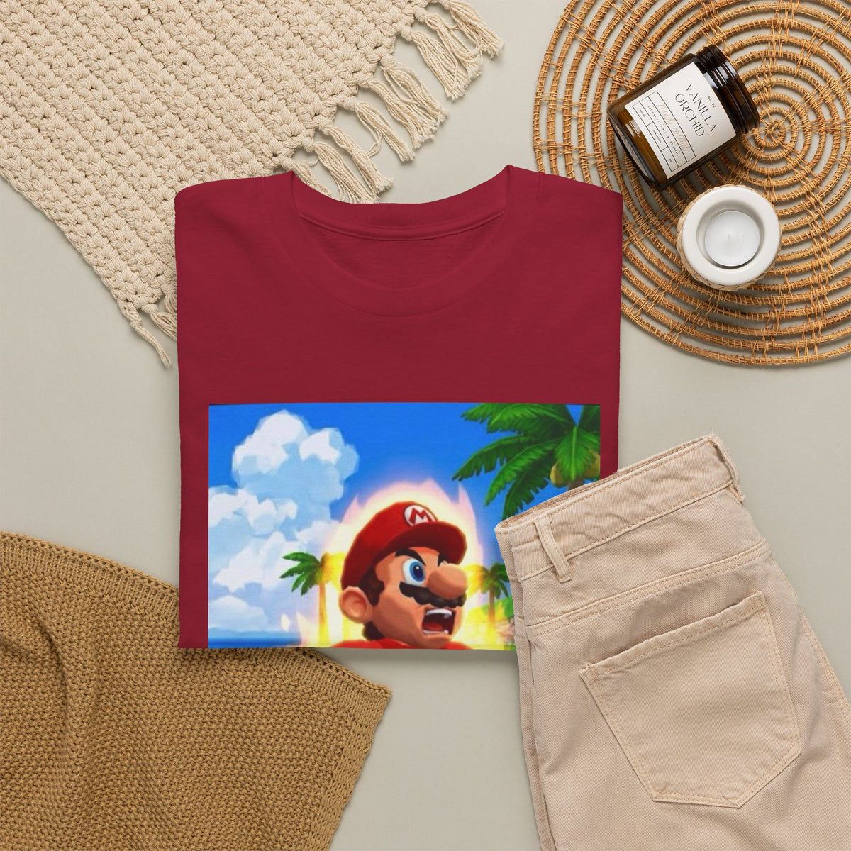 Super Buff Mario Power-Up Tee