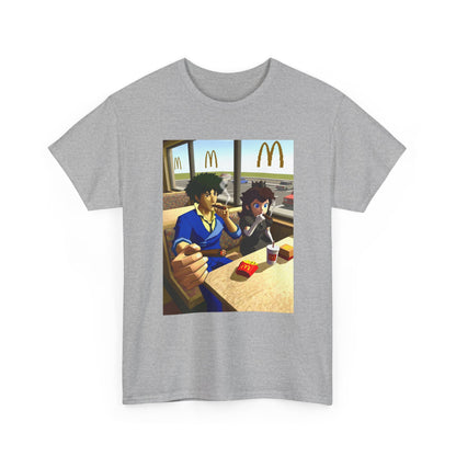 Spike Spiegel And Bowser Jr. Smoking Tee