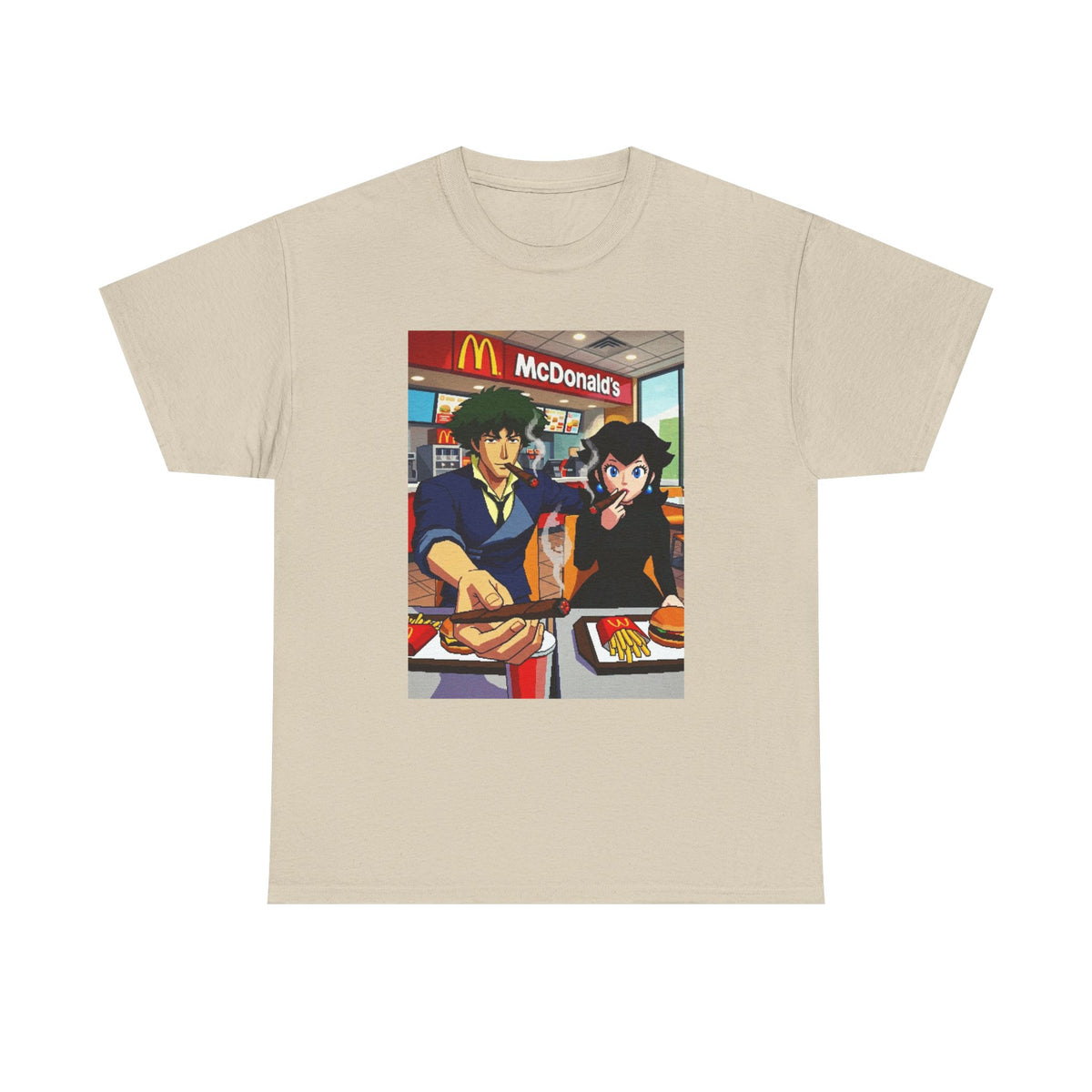 Spike and Bowsette Fast Food Smoke Session Tee