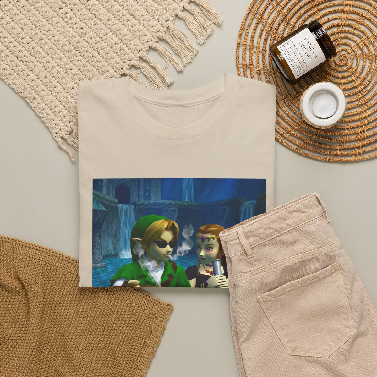 Link And Zelda Chillin' By The Water