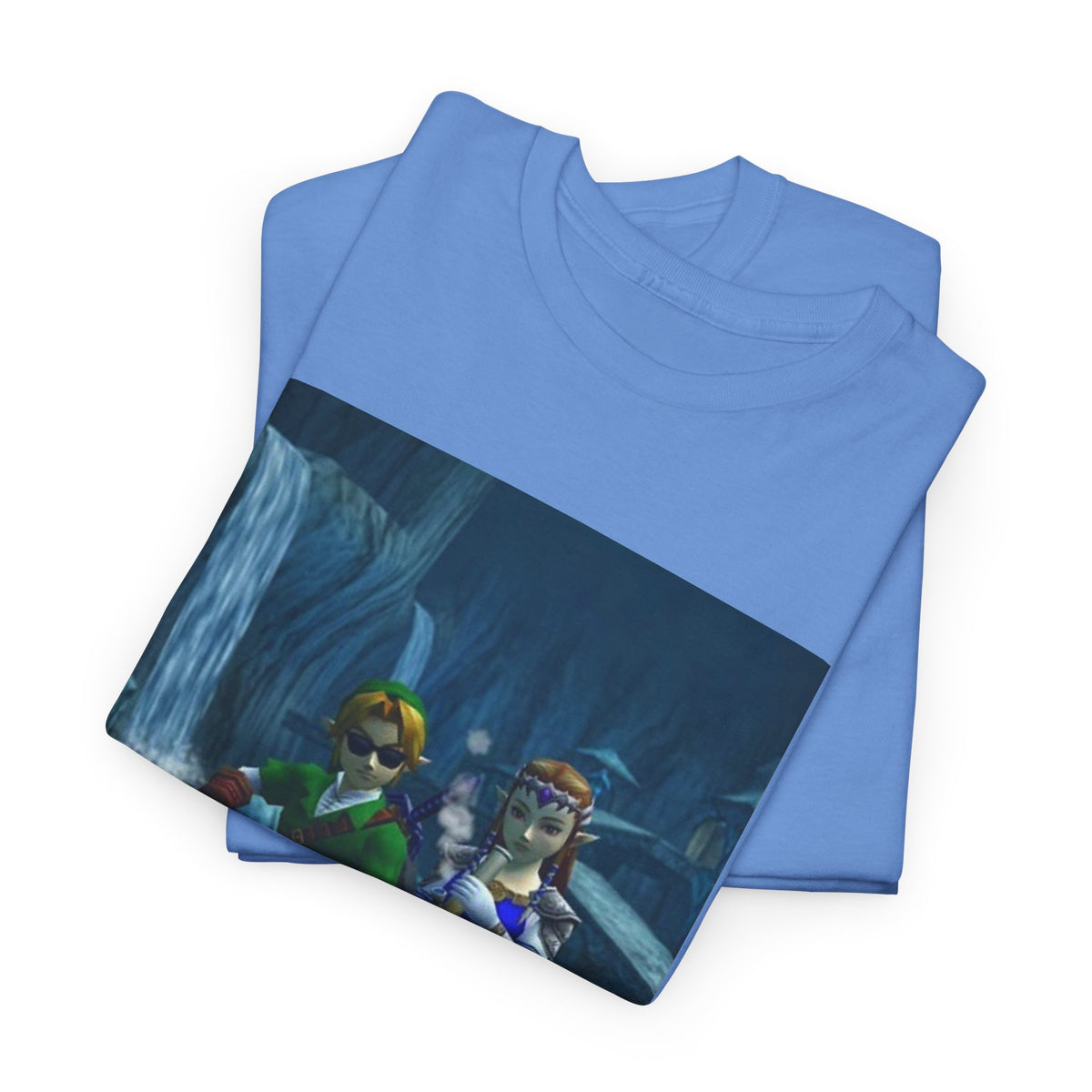 Link And Zelda Chilling With A Bong Tee