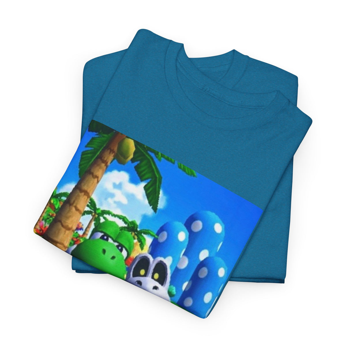 Yoshi And Dry Bones Flipping The Bird Tee (Design 6)