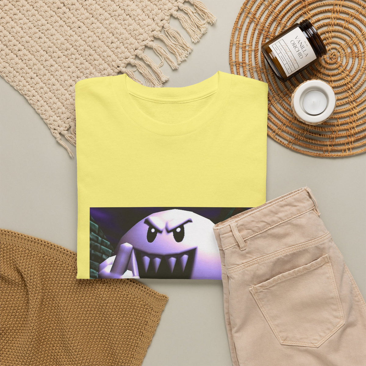 Aggressive Boo Flipping The Bird Tee
