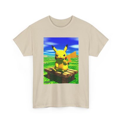 Pikachu Giving The Finger On A Bench