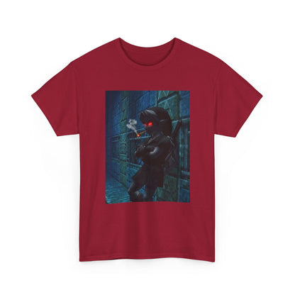 Dark Elf Smoking Blunt In Dungeon Tee