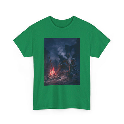 Ashen One Rests By Bonfire With Bong