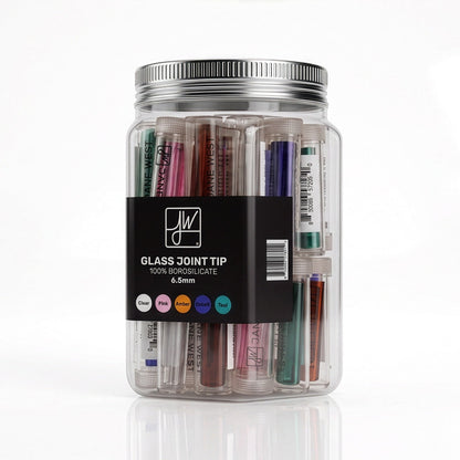 Jane West 6.5mm Glass Joint Tips, 50-Count Tub