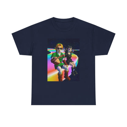 Link And Dark Link Smoking In Space