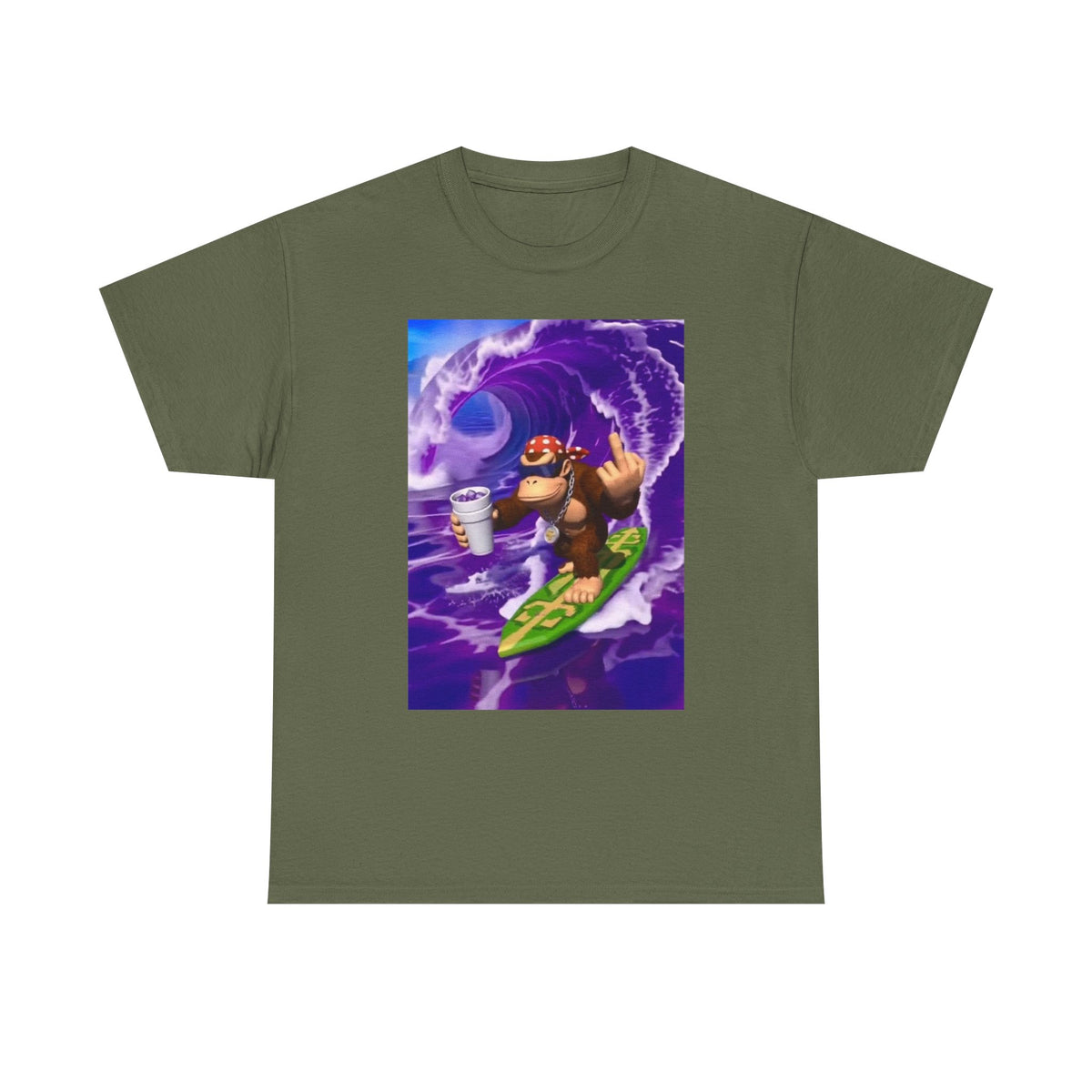 Lit Surf Monkey F*** Off Tee