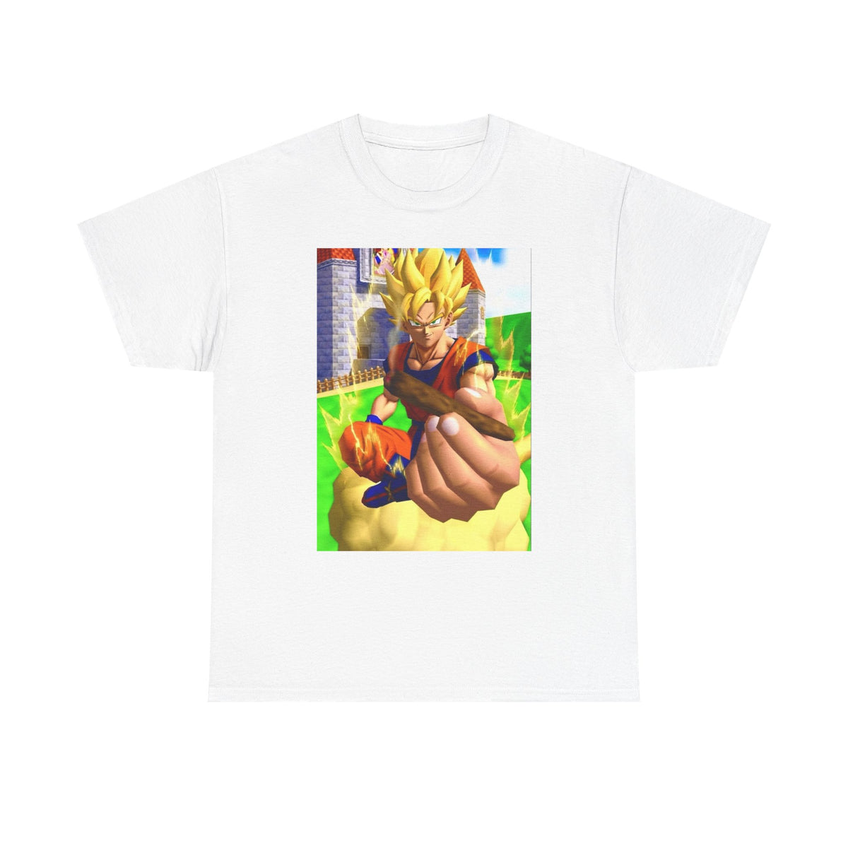 Super Saiyan Goku Offering A Blunt Tee