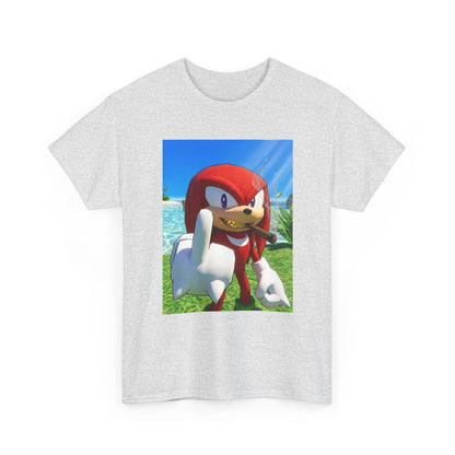 Knuckles Smoking Cigar On Tropical Beach