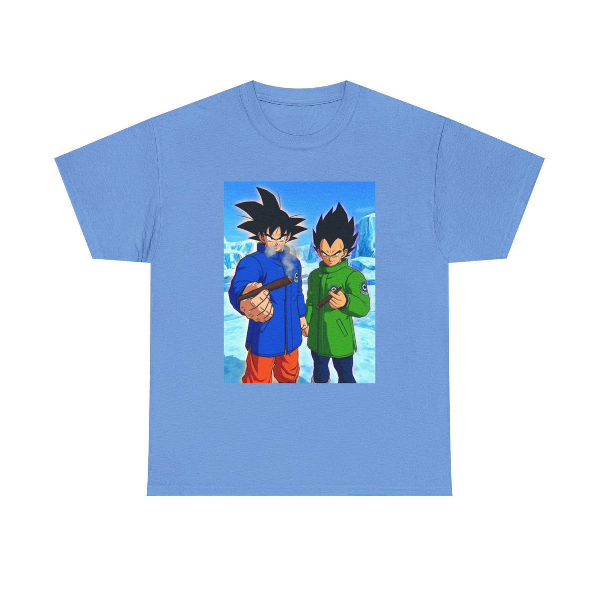 Goku and Vegeta Smoking in the Snow Tee