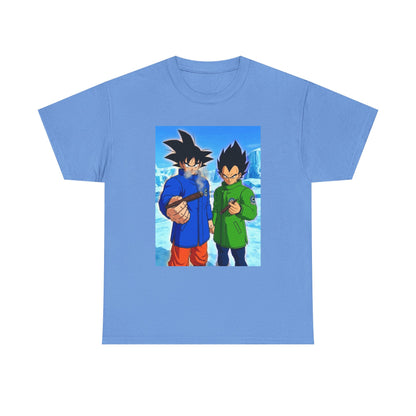 Goku and Vegeta Smoking in the Snow Tee