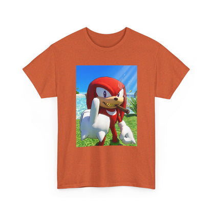 Knuckles Smoking Cigar On Tropical Beach