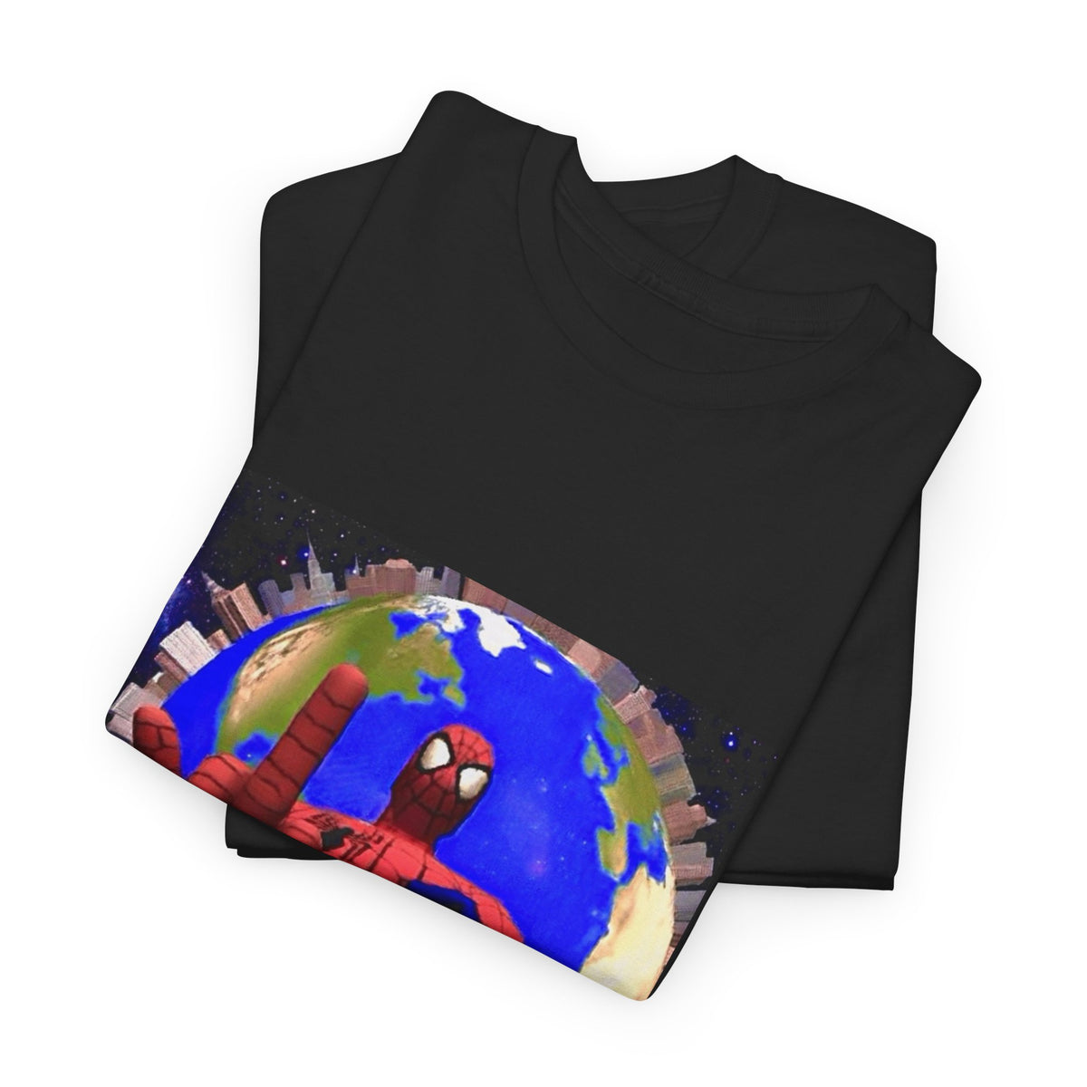 Spider-Man Flipping Off The World Tee