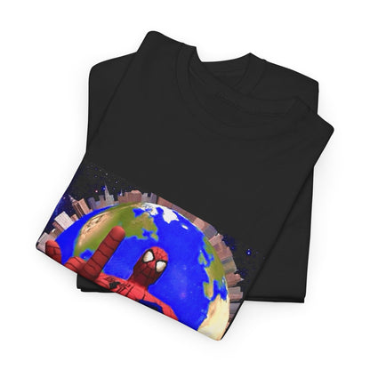 Spider-Man Flipping Off The World Tee