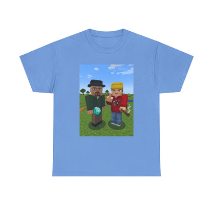 Pixelated Duo In The Green Field Tee
