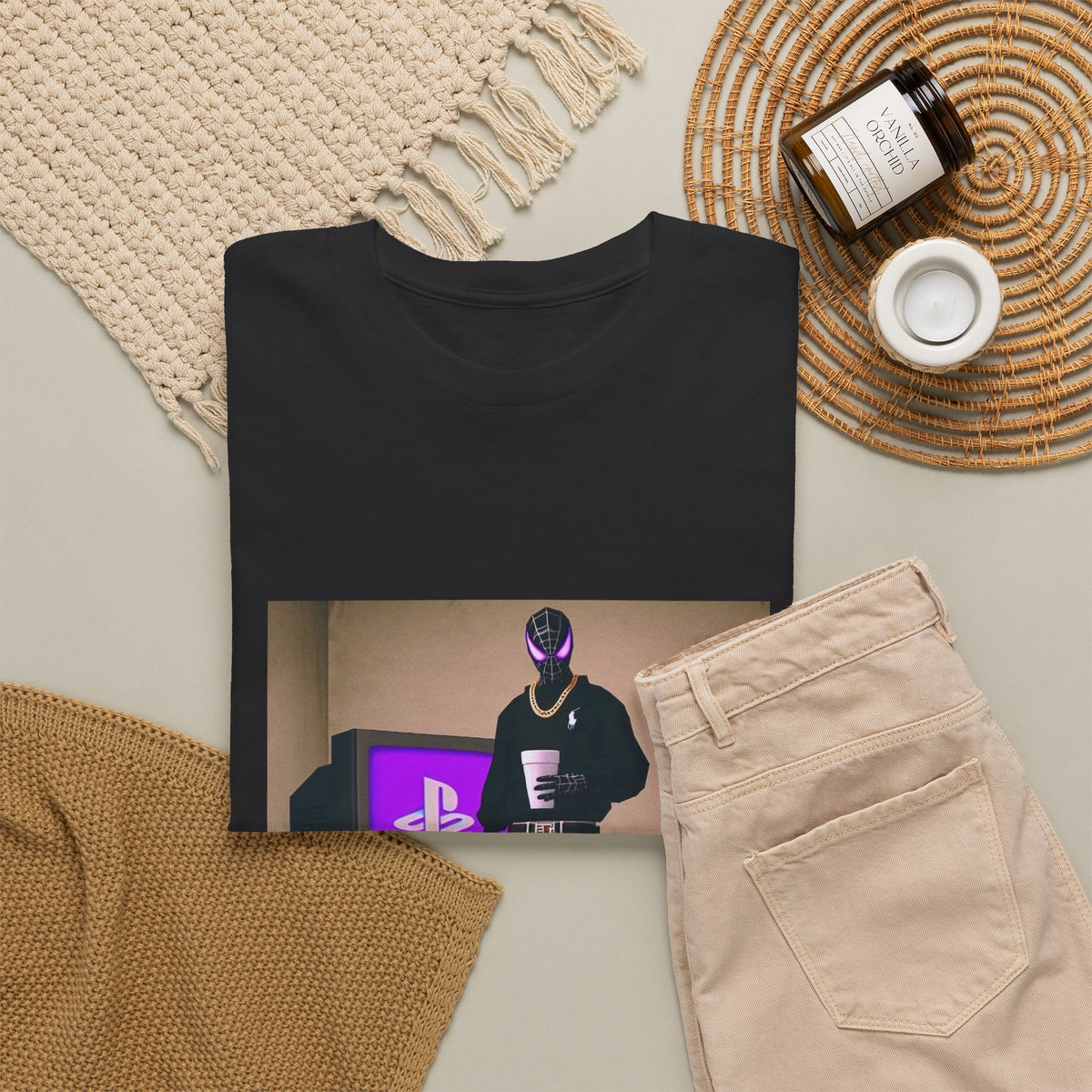 Miles Morales Gaming With Purple Haze