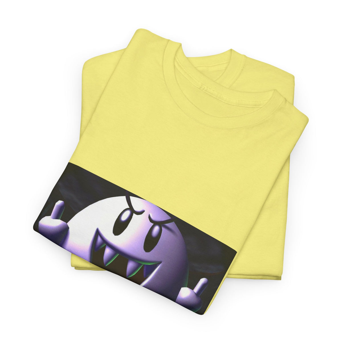 Edgy Ghost Flipping The Bird Tee