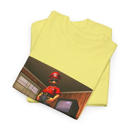 Gangster Mario Chillin' In The Crib Tee