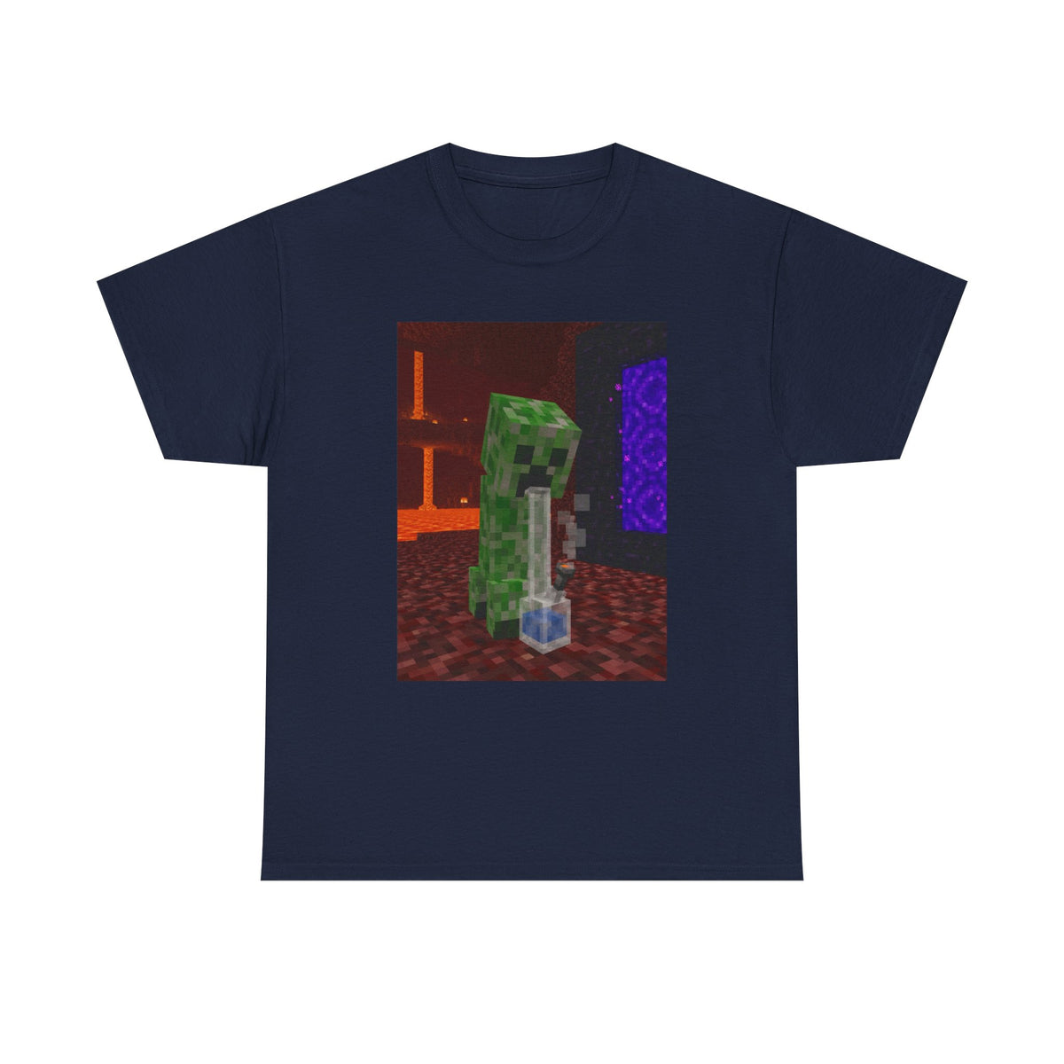 Creeper Hits The Bong In The Nether