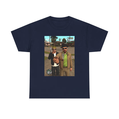 Heisenberg And Jesse Breaking Bad Grand Theft Auto Blunts Tee
