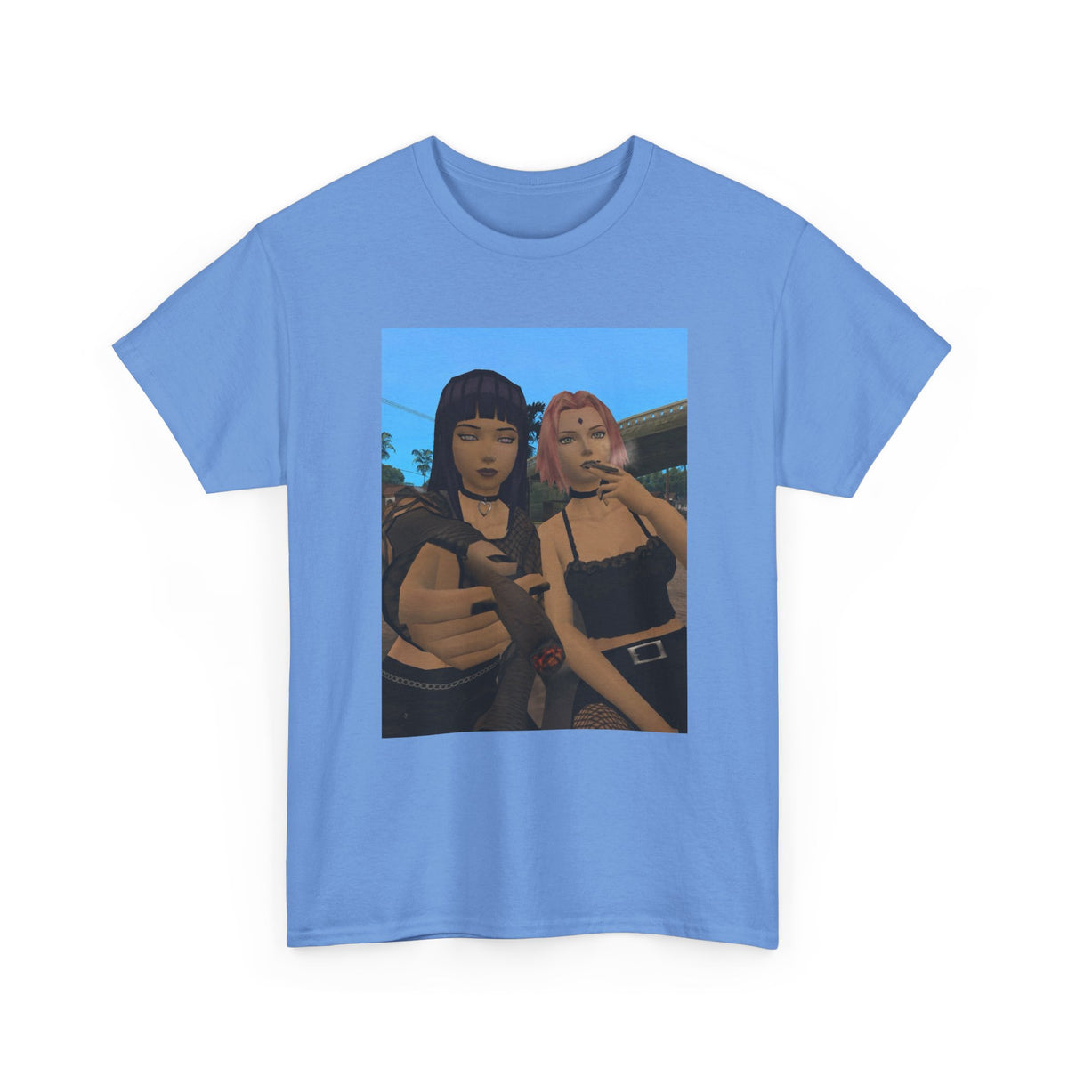 Goth Gamer Girls Sharing A Blunt Tee