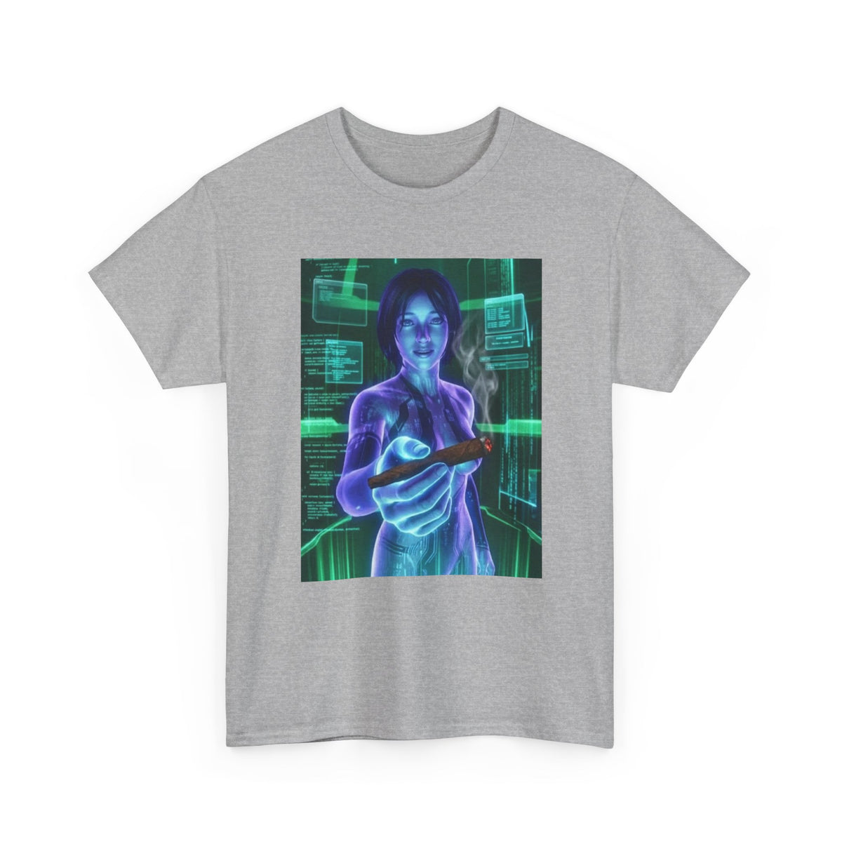 Hologram Goddess Offering You A Blunt