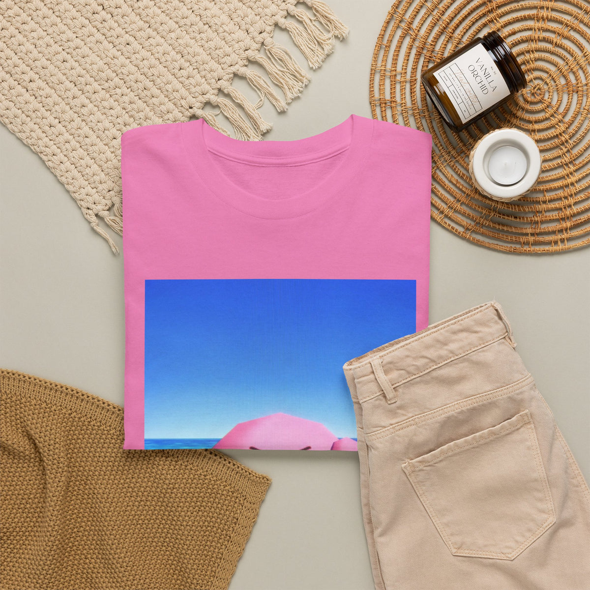 Kirby Flipping The Bird Beach Tee
