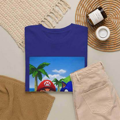 Mario And Sonic Flipping The Bird