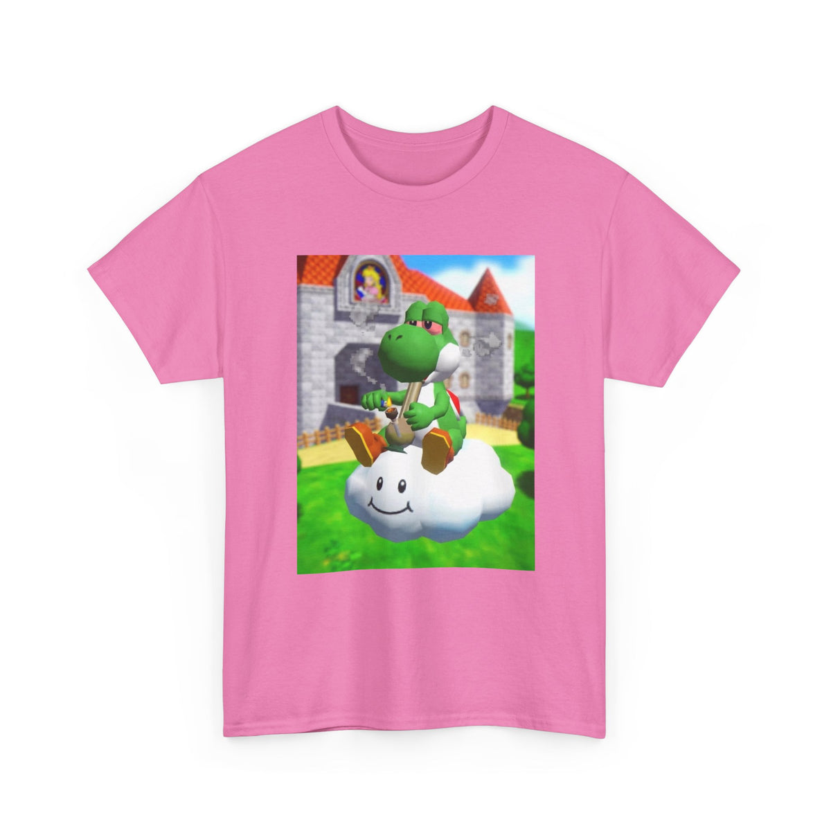 Yoshi Puffing On A Cloud Tee (Design 7)