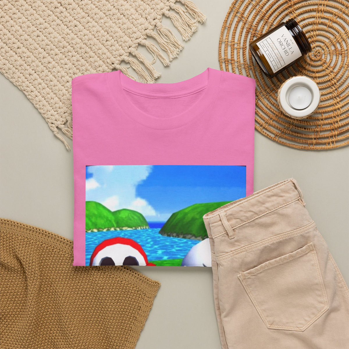 Shy Guy And Boo Middle Fingers Tee