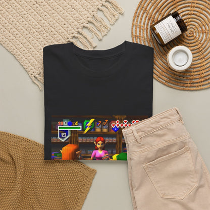 Link Buying Backwoods In Hyrule Shop Tee