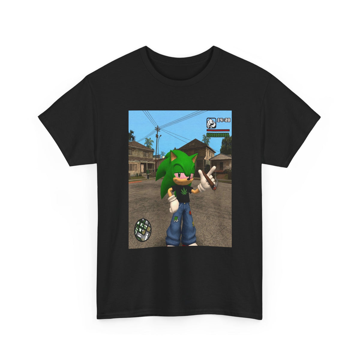 Green Hedgehog Smoking Blunt In San Andreas