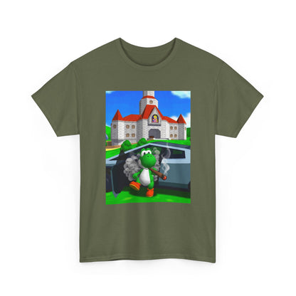 Yoshi Hotboxing Outside Princess Peach's Castle