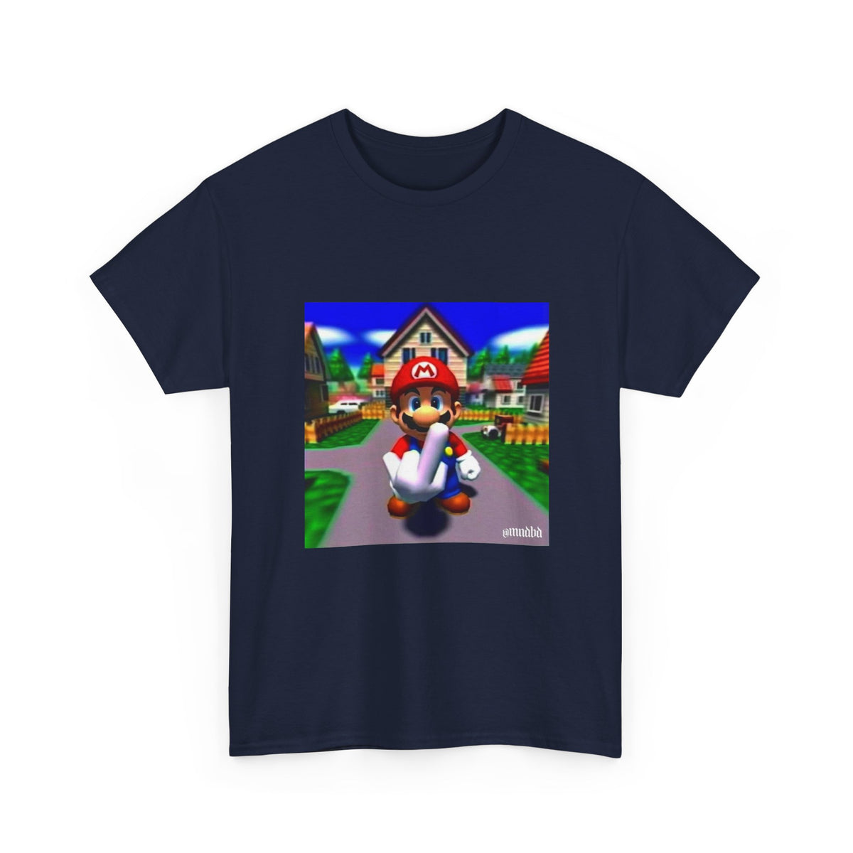 Mario Giving The Finger Tee