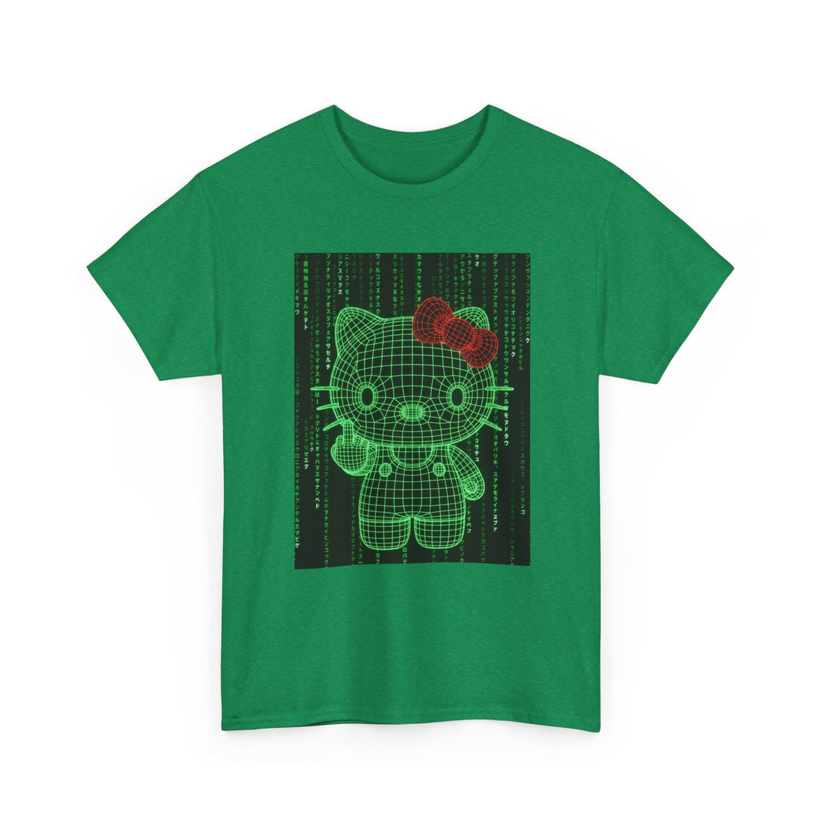Cyber Hello Kitty Flips The Bird Tee