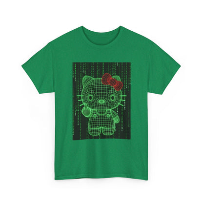 Cyber Hello Kitty Flips The Bird Tee