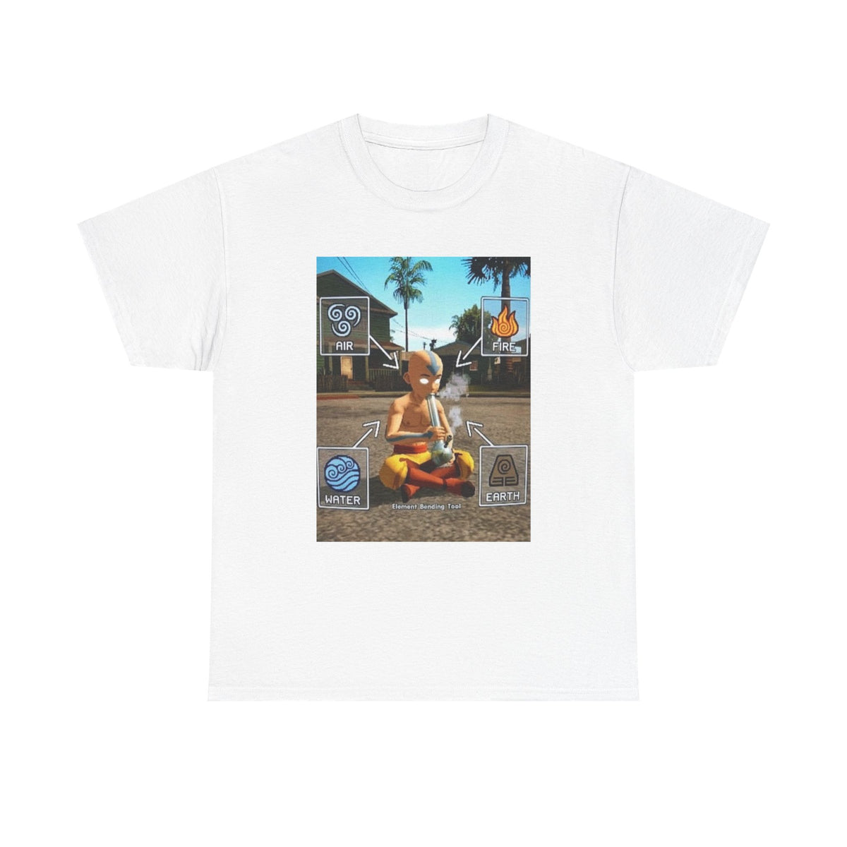 Aang Smoking On The Street Tee