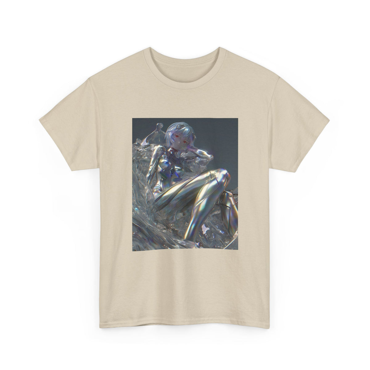 Liquid Chrome Flowing Tee