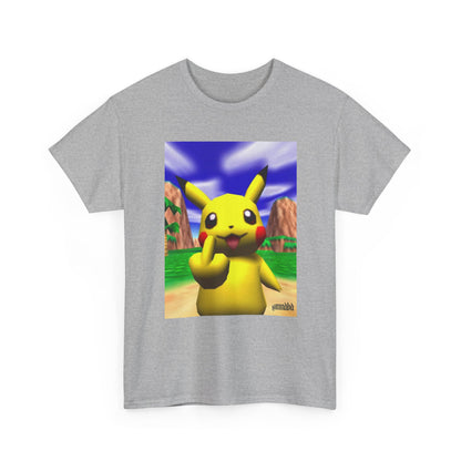 Pikachu Giving The Finger On An N64 Island