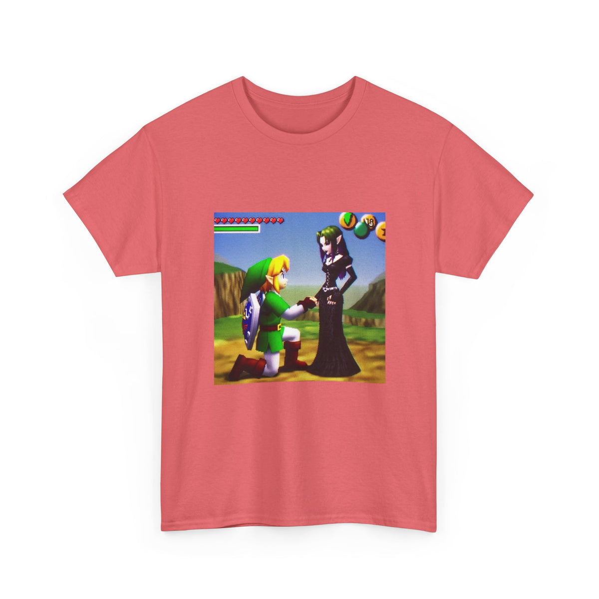 Link Proposing To Goth Girl Tee
